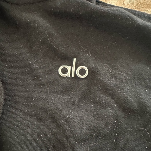 ALO Yoga Women's Accolade Black Hoodie size Large - Picture 4 of 8